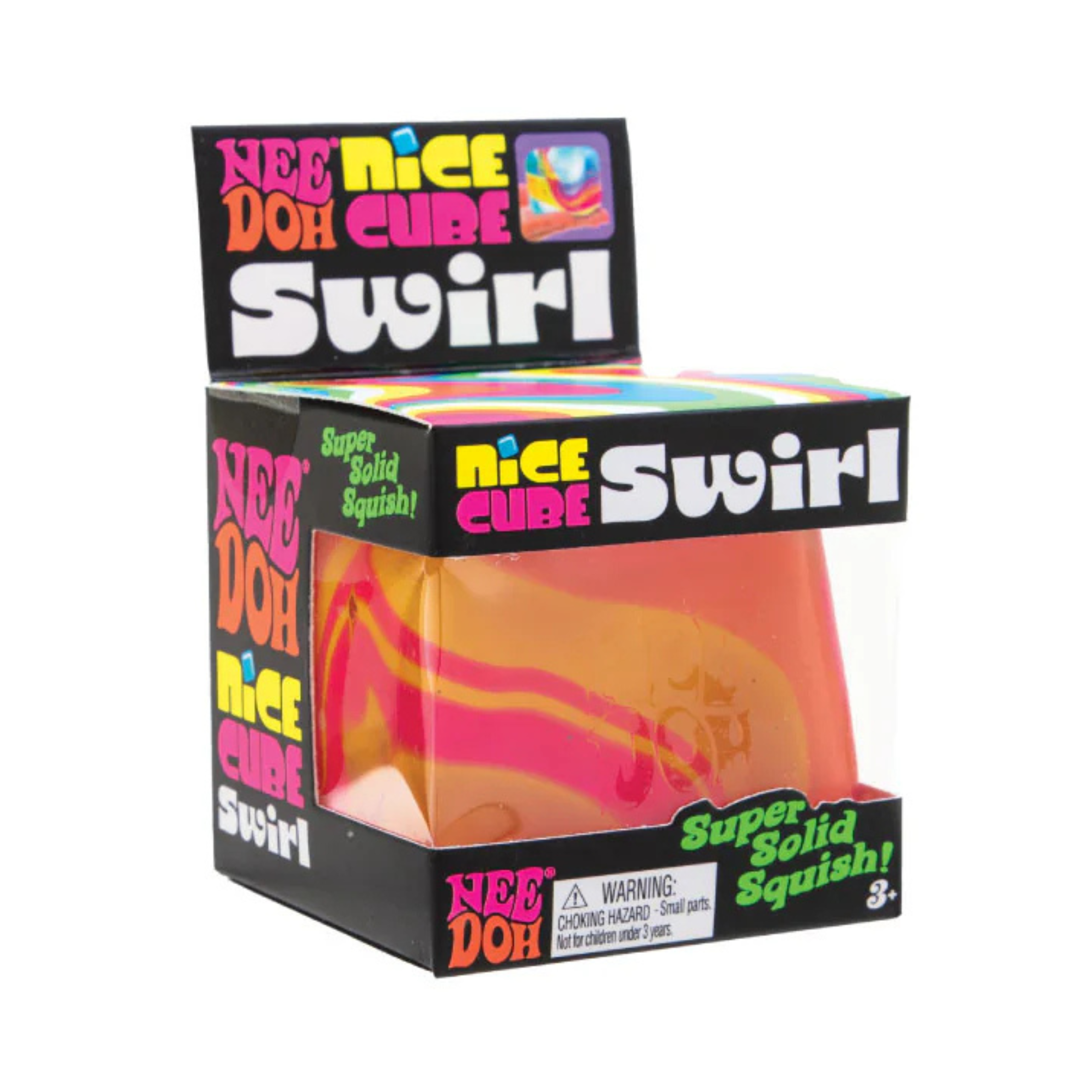 NeeDoh | NICE Cube Swirl | Super Squeeze!